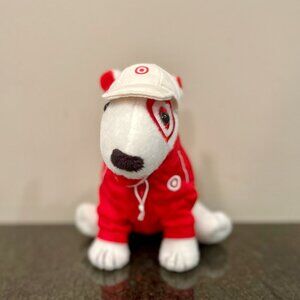 🔥 Target Bullseye Dog Red Windbreaker Sports Jacket and Hat Collectible Toy